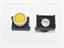 Push Button Actuator Illuminated Latching • Yellow Flush Lens • Metallic Silver 30mm Bezel [P301LYS]