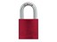 ABUS Industrial Safety Padlock Blue, Aluminium Body, Width:39mm, Shackle Diameter:6.5mm, Vertical Clearance:26.5mm, Locking Type:Key, Depth:19mm, Height:74mm, Shackle:Stainless Steel, Weight:113g [ABUS PADLOCK 72/40 RED]