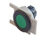 Push Button Actuator Non-Illuminated Momentary • Green Flush Button • Black 35mm Flush Bezel [PB351MG]