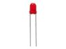 3mm Round LED Lamp • Hi Eff Red - IV= 20mcd • Red Diffused Lens [L-934ID]