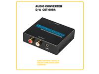 Audio Converter, Digital to ANALOG+3.5mm Stereo Audio Converter [AUDIO CONVERTER D/A CST-609A]