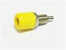 4mm Banana Socket Panel Mount [RC11 YELLOW]