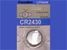 3V 180mAH Lithium Coin Cell Battery • 24.5 Ø x 3.0mm [CR2430]
