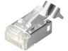 Modular Plug 8 Way - RJ45 Shielded for High Speed Data CAT6A with Strain Relief Clamp. [1401505010-E]