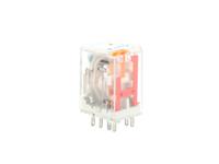 Medium Power Cradle Relay With LED & Test Clip Form 2C (2c/o) Plug-In 12VDC Coil 160 Ohm 5A 250VAC/30VDC Contacts [3602-DC12V]