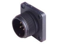 Surface-Mounted CM-Series Circular Plug Connector • with Flange • 4 way [CM02E14S-2P]