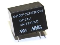 24V 30VDC/125VAC Form 1C PCB Miniature Power Relay with 150W Switching power [HFD17-24-ZH-3N]