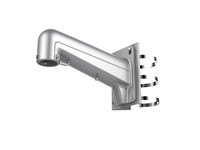 Hikvision Vertical Pole Mount Bracket for Speed Dome, Aluminum Alloy, Appearance:Platinum Grey, 451.3×194.0×117 mm [HKV DS-1602ZJ-POLE-P]