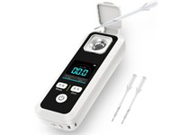 FNIRSI JBM-20 Rechargeable Digital Brix Refractometer. Accurately Measures Sugar Content (0–55% Brix) in Fruits, Beverages, and Liquids. +/-0.2% Accuracy. 1.54'' IPS HD Colour Screen [FNIRSI JBM-20 BRIX REFRACTOMETER]