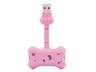 Bone Doggy Link 2 Port USB 2.0 Hub Supports 98/98SE/Me/2000/XP/VISTA/MAC 100 x 173 x 22mm 68.4g Pink [BNE AP06041-PK]