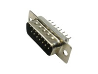 Male 15Way D-Sub Connector PCB Straight [DA15POL2]