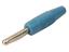4mm Banana Plug Nickel Plated Brass Contact 30A 30VAC / 60VDC CAT I (930047102) [VON30 BLUE]