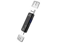 OTG Smart Universal 3-in-1 Card Reader, Model d-188, usb2.0, micro USB, Type-C, TF Card Reader. Ideal & Convenient Directly Download Pics and Data to Memory Card, without a Computer (Turn your Card Reader into a Flash Drive) NB :(Device Should Support OTG [TYPE-C OTG CARD READER 3IN1 PST]