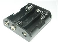 Battery Holder with Snap Terminal for 3 pcs of AA [UM3X3ST]