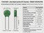 ø5mm Radial Lead Disc NTC Thermistor for Temperature Sensing/Compensation with R25°C= 1kΩ, ±10% Tolerance [TTC05102KSY]