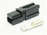 Power Pole Black 30A 600V AC/DC Stackable Housing with 2 Contacts for wire #12~16 AWG [PP30 BLK HSNG+CONTACT]