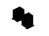 Standard Extruded Heatsinks 1,5 K/W TO-3 & TO-66 [SK34-50SA]