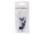 Male Disconnects Pre Packed Lugs • 10 per Pack • for Wire Range : 1.17 to 3.24 mm² • Blue [OYSTPAC 19]