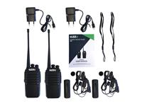 GIZZU Patrol Walkie Talkie Set, 16CH (1-10 Standard & 11-16 Encrypted), up to 3KM Communication Range (In Open Areas), FREQ:400~480MHz UHF, Lithium Batt:3.7V 1500mAh, Type-C Charging Port 3.7V 500mA, Channel Spacing:12.5kHZ, Audio Distortion:≤3% [GZU GPWT]