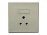 VETI 3 Single RSA Socket 1x16A (100x100mm) Titanium [VETI 3V21TT]