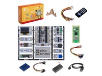 Electronic Development Board + Software Which Is Designed For Use In Maker Projects. Ten Detachable Modules Included. Includes A Protoboard You Can Use To Add Your Own Modules [PICOBRICKS BASE KIT]