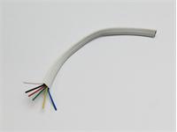 Modular Cable 6 Core Line Cord White [MOD CABLE 6W WHITE]