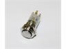 Ø16mm Vandal Proof Stainless Steel IP67 Push Button and Blue 12V LED Ring Illuminated Switch with 1N/O - 1N/C Latching Operation and 2A-36VDC Rating [AVP16R-L3SCB12]