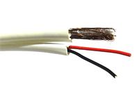 Coaxial Cable + Power Cable (2x0.5mm) in White [CAB POWAX CCTV WH]