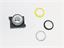 Push Button Actuator Switch Illuminated Momentary • Yellow Raised Lens • Metallic Silver 30mm Bezel [P302MYS]