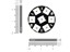 7-Bit WS2812 5050 RGB LED Ring Module 23 mm (0.9 inches) [HKD WS2812 NEOPIXEL RING-7 LED]