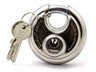 ABUS Discus Safety Padlock 70mm, Stainless Steel, 360° Protection, Depth:27mm, Height:70mm, Horizontal Clearance:19.5mm, Vertical Clearance:17.5mm, Locking type: Key, 263g [ABUS PADLOCK 28/70]