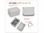 Plastic Waterproof ABS Enclosure, 110g, Rated IP65, Size : 95x65x55 mm, 3mm Body Thickness, Impact Strength Rating IK07, Box Body and Cover Fixed with Plastic Screws, Silicone Foam Seal, Internal Lug for Circuit Board or Din Rail Track [XY-ENC WPP10-02 PS]