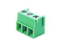 3.81mm Screw Clamp Terminal Block • 2 way • 9A – 130V • Right Angled Pins • Green [CPP3,81-2SQE]