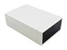Instrument Enclosure • Polystyrene Plastic • with Aluminium End Panels • 250x160x72mm • Grey enclosure Black Panel [1598GSGYPBK]