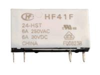 Relay SIL 24VDC PCB Form 1A 3390E 6A 250VAC 170MW [HF41F-24-HST]