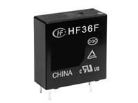 Miniature Intermediate Power Relay, Form 1C, VCoil= 24V DC, IMax Switching= 10A , RCoil= 1.08kΩ, PCB, in Vertical Case [HF36F-024-ZS]