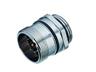 Circular Connector M23 Panel Male Center Fastened 12 Pole Solder Term Gold Contact PG 13,5 Anti-Clockwise 8A/150VAC IP67 [99-4607-21-12]