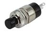 Panel-Mount Push Button Switch • Momentary • Form : SPST-0-(1) • 1A-125VAC • Solder-Lug • Black-Button [DS102BK]