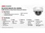 Hikvision AcuSense Fixed Dome Network Camera, 4MP, 4mm Lens, Upto 30m IR, 1/3" Progressive Scan CMOS, Max Res:2688x1520, H2.65+, WDR:120dB, BLC, HLC, 3D DNR, 1x RJ45 10 M/100M, Built-in Microphone, Powered By DarkFighter, 12VDC± 25%,0.6A/PoE [HKV DS-2CD2146G2H-ISU (4MM)]