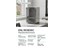 Enclosure Grey-ABS Local L-160 W-80-H-55 Moulded in Polycarbonate Seals- IP 65 Temp Range -40-80 DEG C Clear Lid Grey Base [ENL160806C]