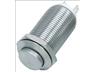 Vandal Resistant Push Button Switch Ø12mm, Momentary Raised Button, 1N/O 2A-36VDC -IP65 - Stainless Steel [AVP12R-M1S]
