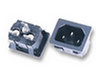 Push In Power Inlet • with Riveted Terminals • Fast-On Tab 6.3mm • 3 way [6100-43/1,0MM]