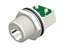RJ45 CAT6 Panel Female Waterproof Receptacle Nickel Plated Zinc Alloy, Feed Thru RJ45 [XY-MCPJ08G06-SCJ8001]