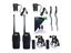 GIZZU Patrol Walkie Talkie Set, 16CH (1-10 Standard & 11-16 Encrypted), up to 3KM Communication Range (In Open Areas), FREQ:400~480MHz UHF, Lithium Batt:3.7V 1500mAh, Type-C Charging Port 3.7V 500mA, Channel Spacing:12.5kHZ, Audio Distortion:≤3% [GZU GPWT]