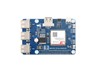 Cat-1/GNSS HAT for Raspberry Pi, Based On SIM7670G module, Global Multi-band LTE 4G Cat-1 support, GNSS positioning, 3x USB 2.0 extended ports [WVS GNSS RASPBE PI HAT SIM7670G]