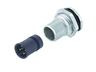5 way Male Cylindrical Socket with Screw Lock and Front Mount [99-3441-216-05]