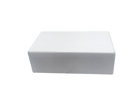ABS Plastic Box With Screw Lid in White L-130MM X W-70MM X H-44MM [ABSE25 WHITE]