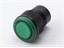 Push Button Actuator Non-Illuminated Momentary • Green Raised Button • Green 30mm Bezel [PB302MGG]