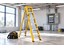 Academy Fibre Glass Step Ladder 6 step - Light Weight - Non Conductive - Anti Slip Steps [STEP LADDER  F7616]