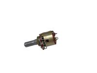 Panel Potentiometer 50K Log 250mW with Switch - 1/4" (6,35mm) x 40mm Flatted Metal Shaft - 16mm OD [POT 50K LOG /SWITCH]